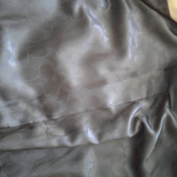 Coach  woman authentic trench  coat  size large  new never worn - Picture 7 of 9